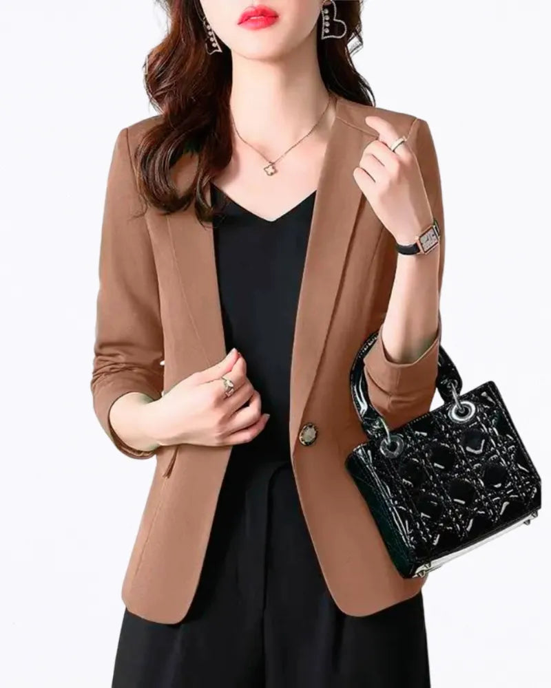 Blazer Feminino Corte Social Ajustado