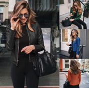 Jaqueta Feminina de Luxo Slim - Gola Padre