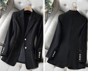 Blazer Feminino de Alfaiataria Elimon - Elegante