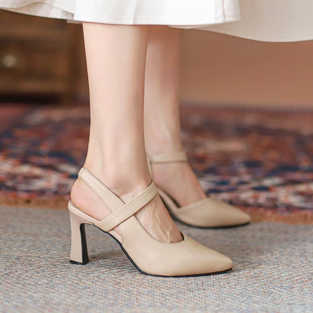 Scarpin Ortopédico Premium Nobre - Salto Bloco Confortável + BRINDE